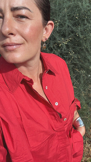 Riv Shirt, <i>tomato</i>