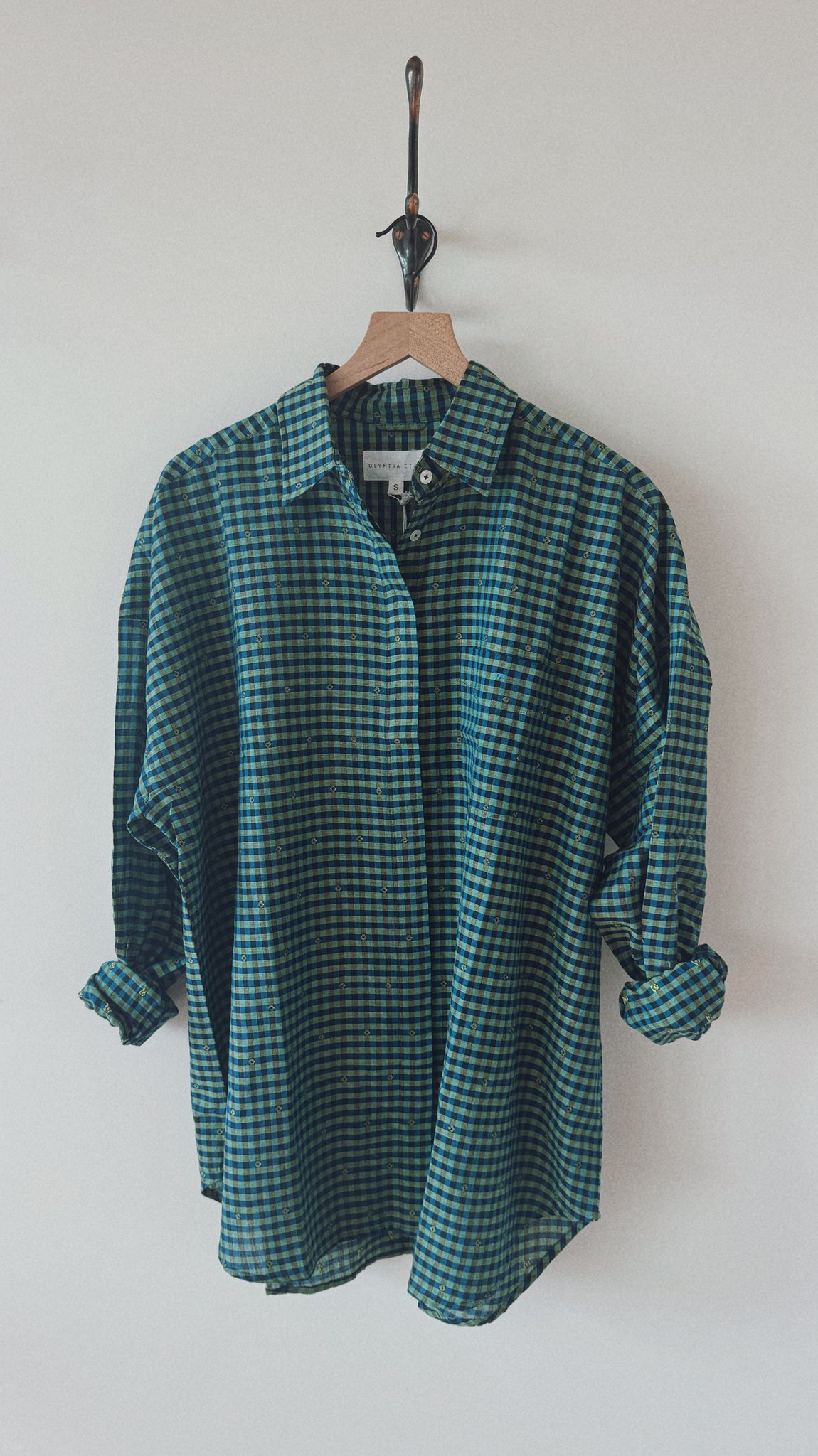 Riv Shirt, <i>green dobby</i>