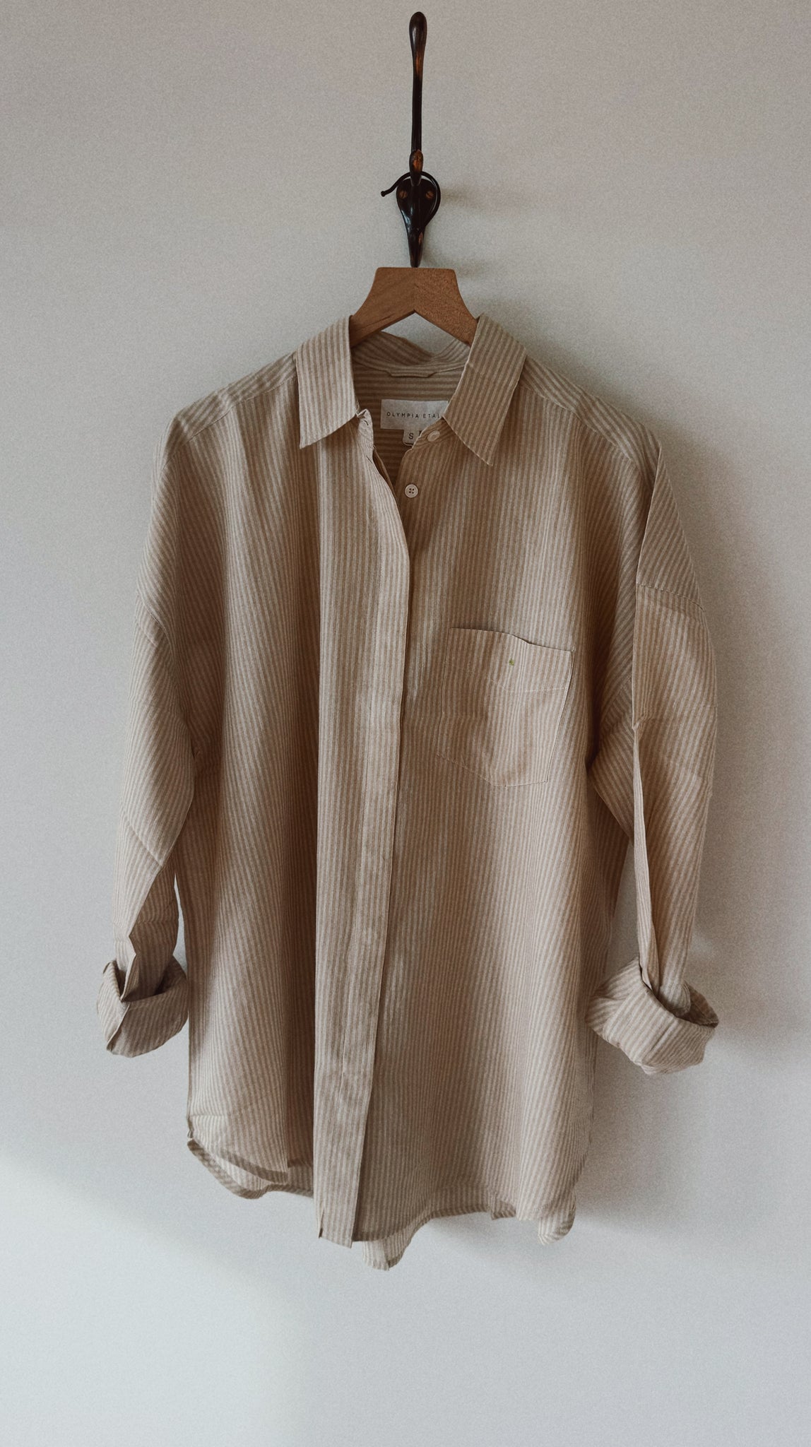 Riv Shirt, <i>tan stripe</i>