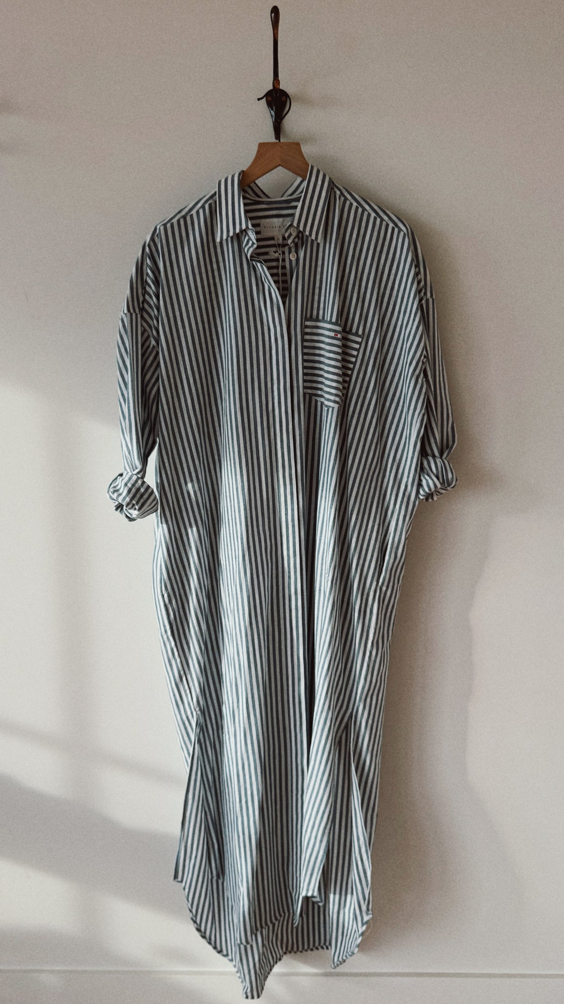 Duster dress, <i>Blue Stripe</i>