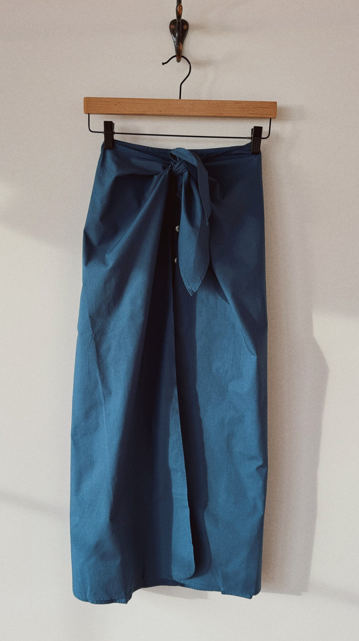 Kyoto skirt, <i>indigo poplin</i>